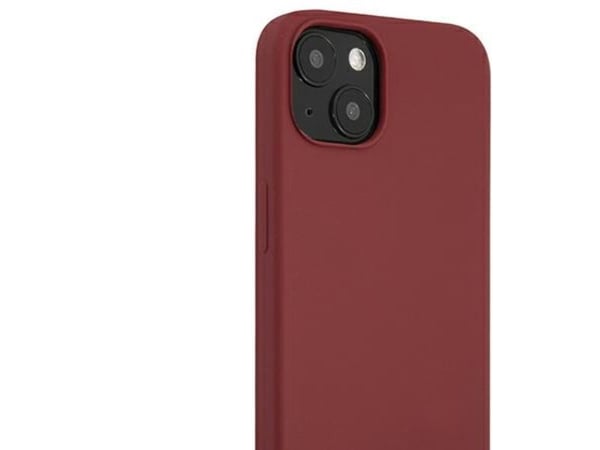 Mercedes silikon Line Case til iPhone 13 mini - rød
