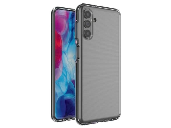 Spring Case gel-deksel med farget ramme til Samsung Galaxy A13 5G - svart