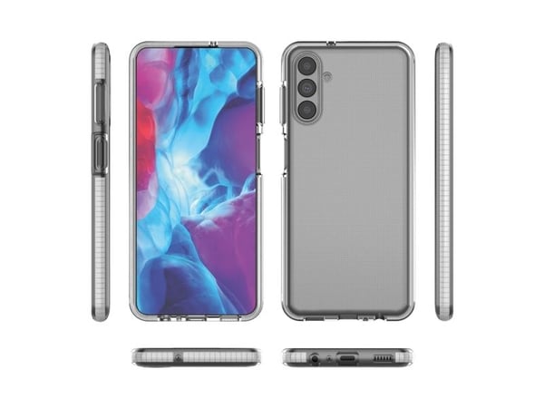 Spring Case gel-deksel med farget ramme til Samsung Galaxy A13 5G - svart