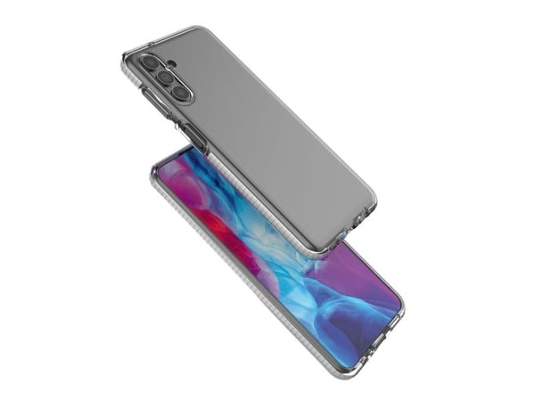Spring Case gel-deksel med farget ramme til Samsung Galaxy A13 5G - svart