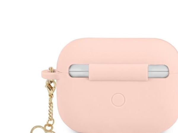 Guess GUAPLSCHSP AirPods Pro-skal rosa/rosa silikoncharm hjärta från Heart Collection