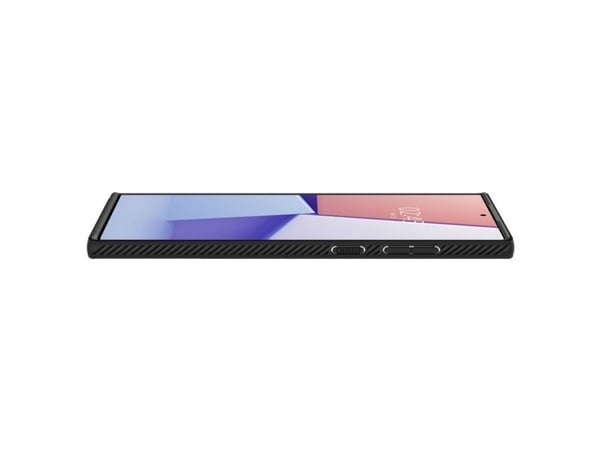Spigen Liquid Air -suojakotelo Samsung Galaxy S22 Ultra -mallille – mattamusta
