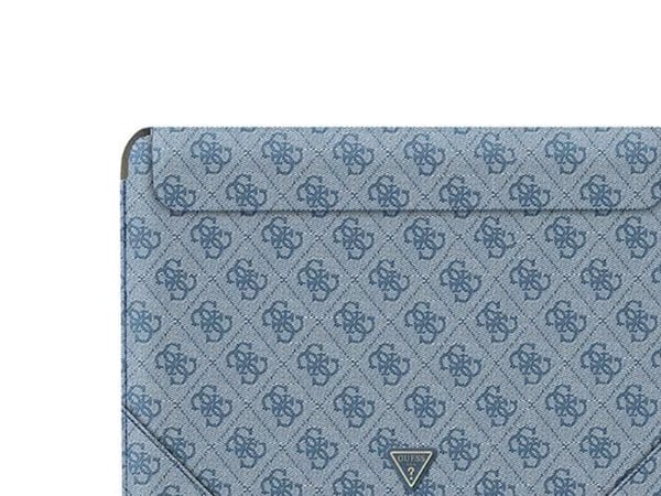 Guess Sleeve GUCS16P4TB 16" blå/blå 4G Uptown Triangle-logo