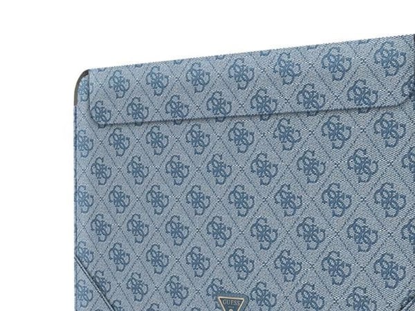 Guess Sleeve GUCS16P4TB 16" blå/blå 4G Uptown Triangle-logo