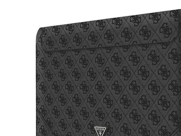 Guess 4G Uptown trekant-logo etui til 16" laptop - svart