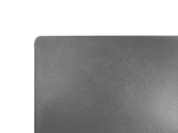 Karl Lagerfeld Saffiano Ikonik Karl-etu i lærstil til en 16" laptop - sølv
