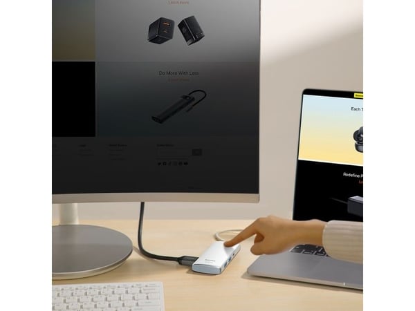 Baseus Lite Series USB-C dockningsstation/replikator (WKQX050102)