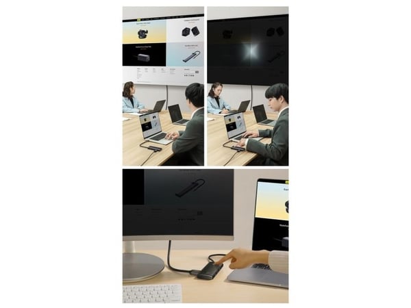 Baseus Lite Series USB-C dockningsstation/replikator (WKQX050102)