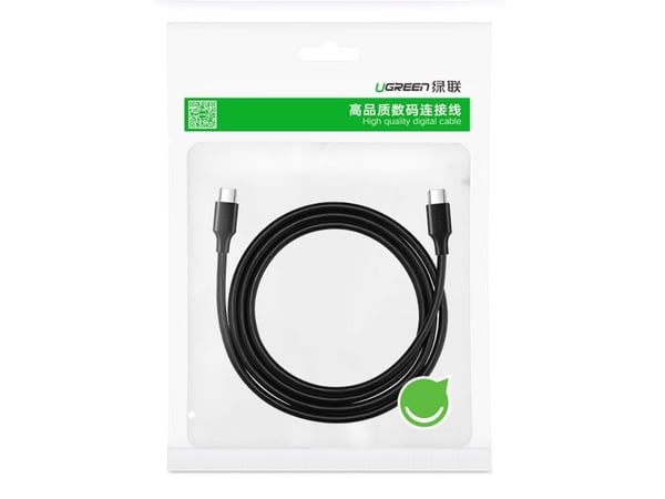 UGREEN US286 USB-C til USB-C-kabel, 3 m (svart)