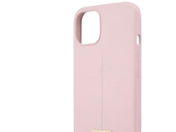 Guess GUHCP13SSLTGU iPhone 13 mini 5,4" lila/lila hårdcase silikon triangel