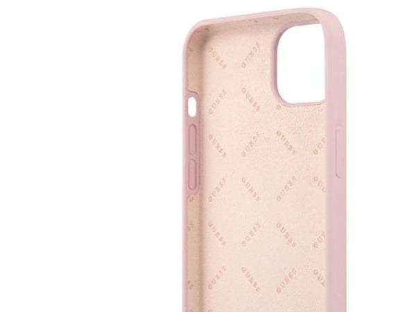 Guess GUHCP13SSLTGU iPhone 13 mini 5,4" lila/lila hårdcase silikon triangel