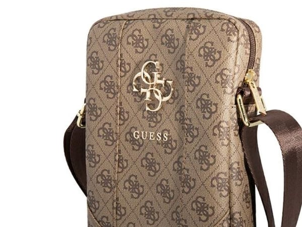 Guess axelväska GUTB8G4GFBR 8" brun 4G Big Metal Logo
