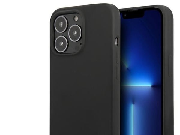 Karl Lagerfeld silikonplatta-skal till iPhone 13 Pro Max - svart