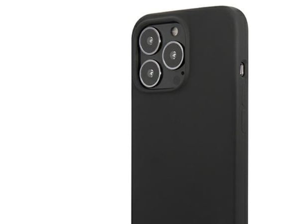 Karl Lagerfeld silikonplatta-skal till iPhone 13 Pro Max - svart