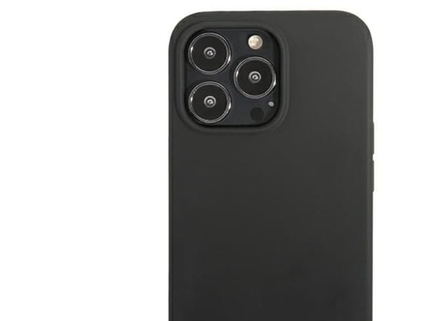 Karl Lagerfeld silikonplatta-skal till iPhone 13 Pro Max - svart