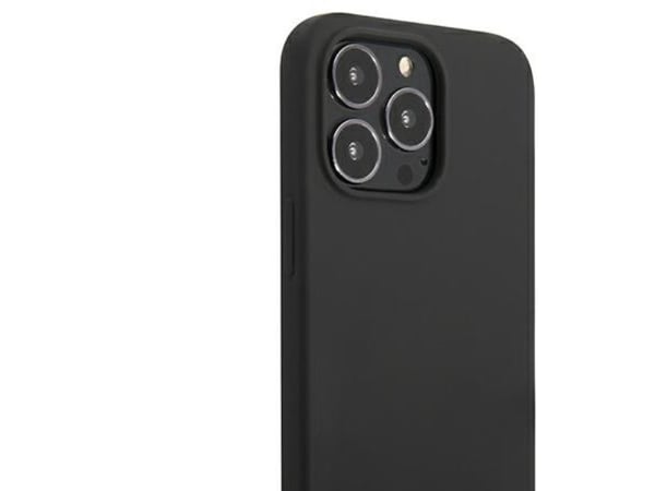 Karl Lagerfeld silikonplatta-skal till iPhone 13 Pro Max - svart
