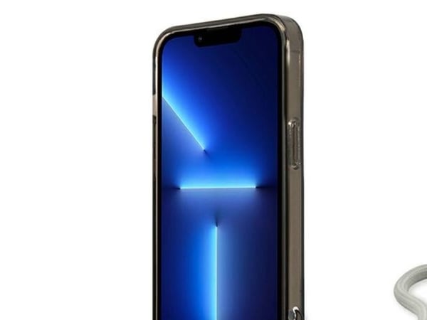 Guess GUHCP13LHTSGSK hårdskal svart/svart genomskinligt för iPhone 13 Pro / 13 6,1"