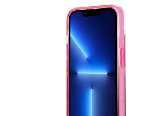 Karl Lagerfeld Gradient Ikonik Karl&Choupette-deksel til iPhone 13 mini - rosa