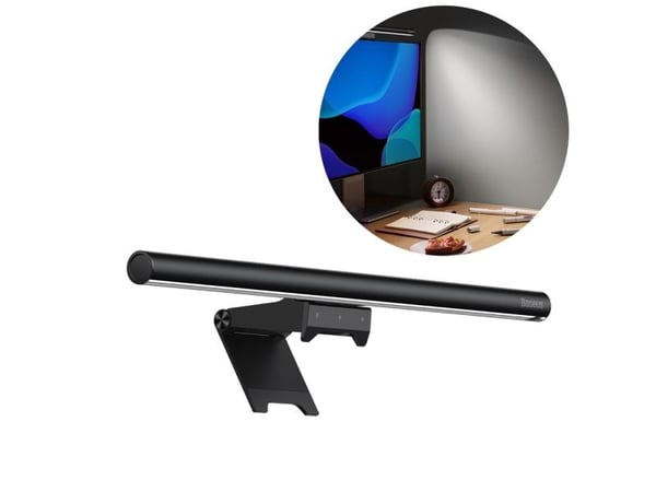 Baseus i-wok2 LED-lampe for skjermbelysning på skrivebord - svart (DGIW000101)