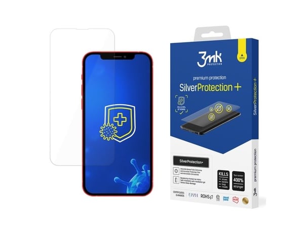 3mk Silver Protection+ iPhone 13 antibakteerinen näytön kalvo pelaajille