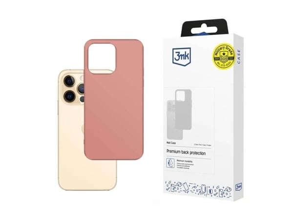 3mk Matt Case iPhone 13 Pro Max kotelo - vaaleanpunainen