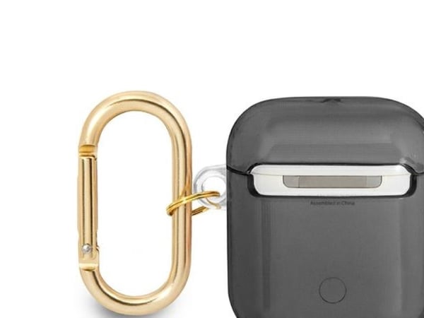 Guess GUA2HHTSK AirPods-skydd - svart/svart Strap Collection