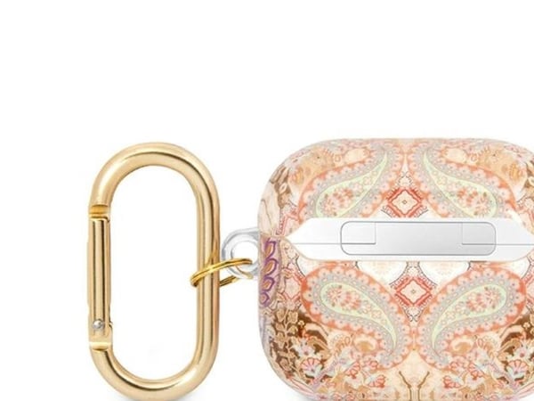 Guess GUA3HHFLD AirPods 3-skal guld/guld Paisley Strap Collection