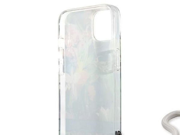 Guess GUHCP13SHFLSB iPhone 13 mini 5.4" sininen/sininen kotelo kukkahihna