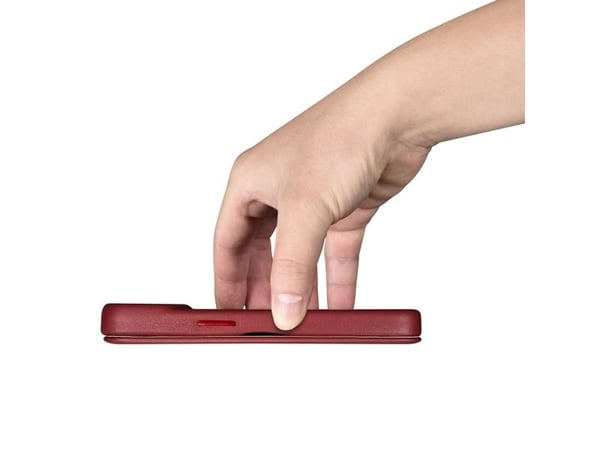 iCarer CE skinndeksel til iPhone 14 Plus MagSafe, rød (WMI14220715-RD)