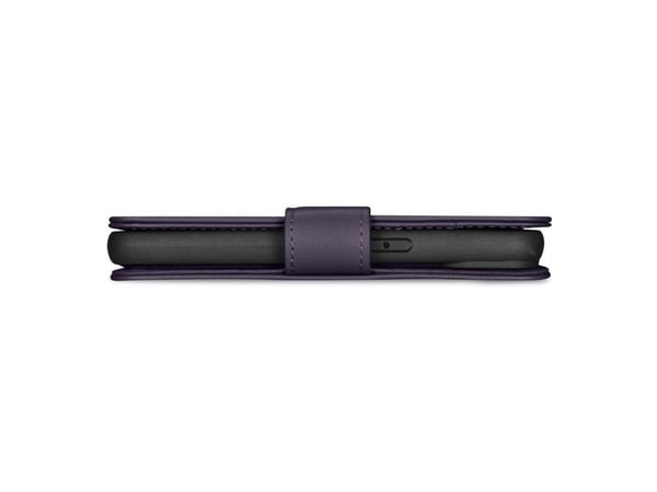 iCarer wallet case 2-i-1 deksel til iPhone 14 Plus anti-RFID i skinn, flip-telefonetui - mørk lilla (WMI14220727-DP)