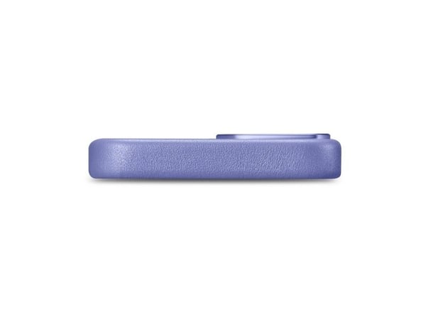 iCarer Case Skinndeksel naturlig skinnveske til iPhone 14 Plus lys lilla (kompatibel med MagSafe)