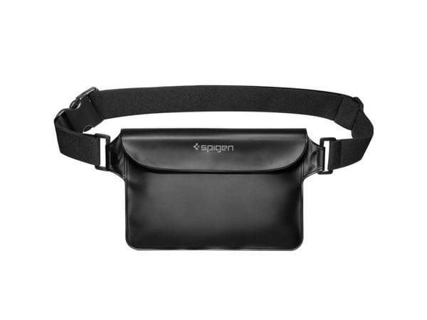 Spigen Case + vanntett veske Spigen A621 Universal Waterproof Case & Waist Bag Black