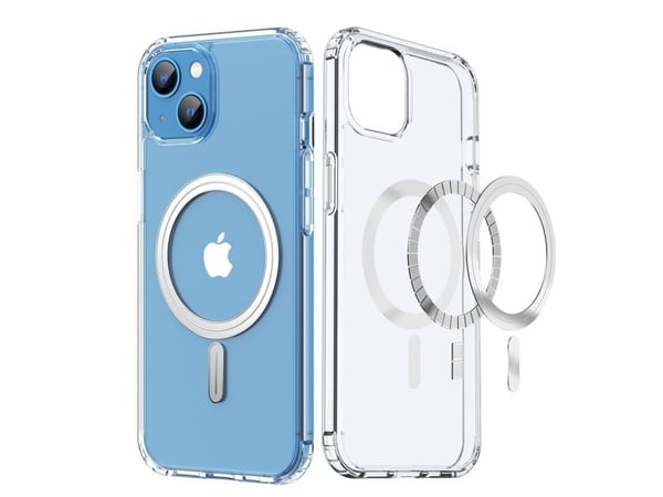 Dux Ducis magnetisk deksel for iPhone 14 Plus kompatibelt med MagSafe - gjennomsiktig