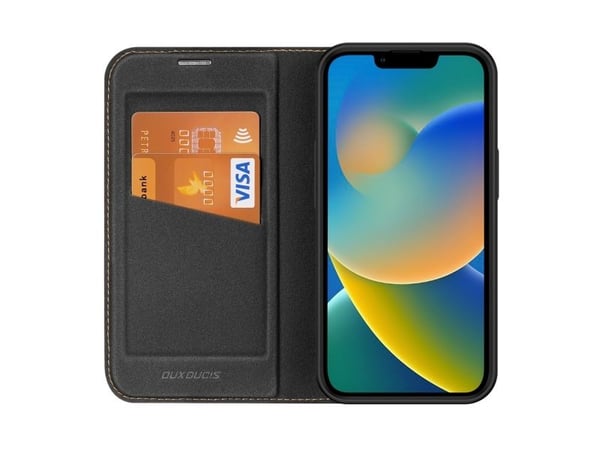 Dux Ducis Dux Ducis Skin X2-deksel til iPhone 14 Plus-deksel med magnetklaff svart