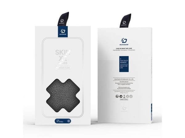 Dux Ducis Dux Ducis Skin X2-deksel til iPhone 14 Plus-deksel med magnetklaff svart