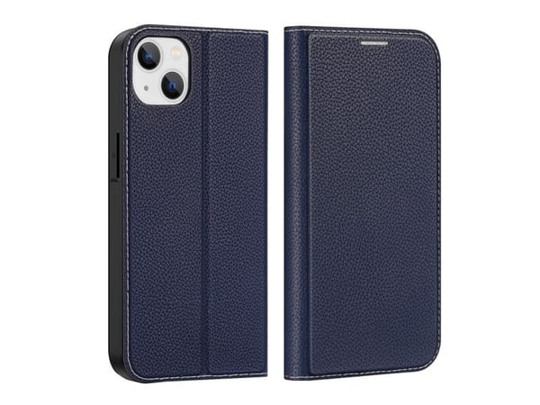 Dux Ducis Skin X2-etui til iPhone 14 Plus med magnetisk klaff - blå