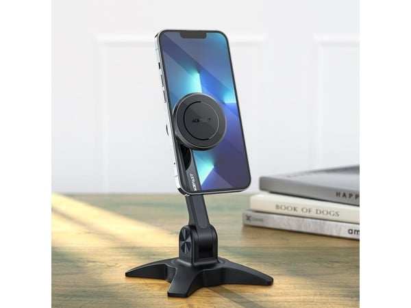 Acefast Acefast jalusta magneettinen puhelimen pidike musta (E11)