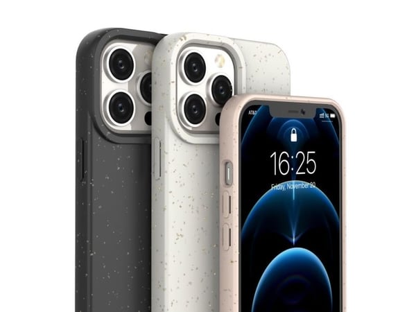 Eco Case iPhone 14 Plus silikoni hajoava kotelo vaaleanpunainen