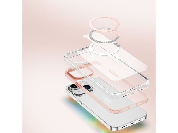 Dux Ducis Dux Ducis Clin2-deksel iPhone 14 Plus magnetisk MagSafe-deksel rosa