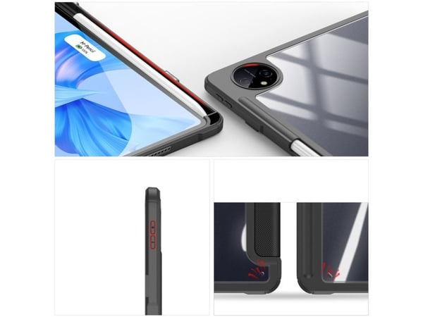 Dux Ducis Toby-etuiet til Huawei MatePad Pro 11'' (2022) med S Pen - Pen Smart Cover Stand - svart