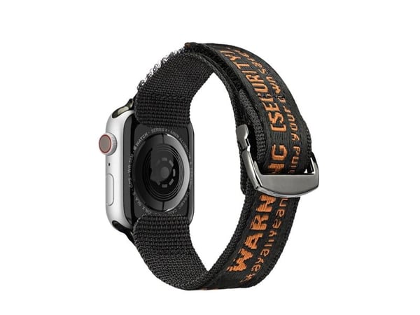 Dux Ducis Strap (Outdoor Version) reim til Apple Watch Ultra/SE/8/7/6/5/4/3/2/1 49/45/44/42 mm nylon svart/oransje