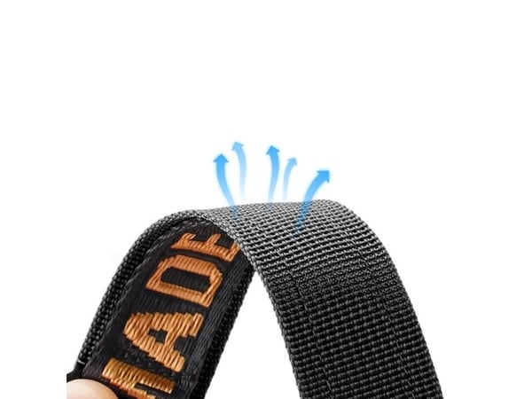 Dux Ducis Strap (Outdoor Version) reim til Apple Watch Ultra/SE/8/7/6/5/4/3/2/1 49/45/44/42 mm nylon svart/oransje