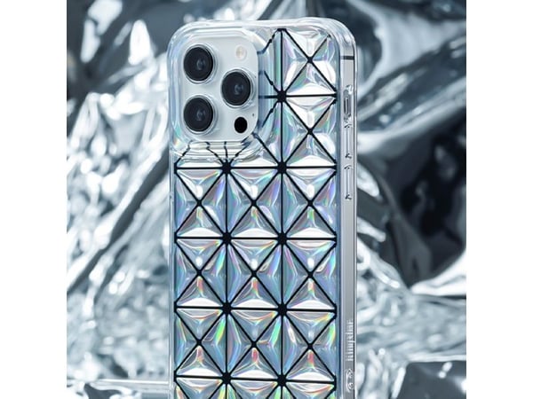 Kingxbar Miya-serie deksel til iPhone 14 Pro - bakdeksel med laserfarge