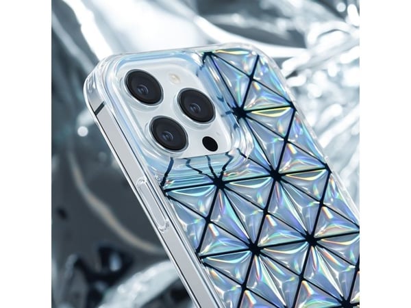 Kingxbar Miya Series-etui til iPhone 14 Pro Max bakdeksel - regnbue