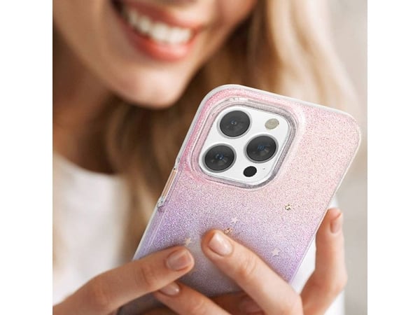 Kingxbar Heart Star Series-deksel til iPhone 14 Plus med dyrekretsstjerner