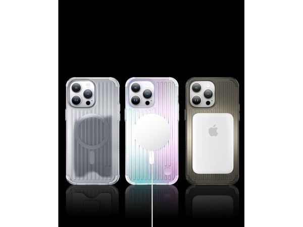 Kingxbar PQY Go Out magnetiskt mobilskal till iPhone 14 MagSafe - svart
