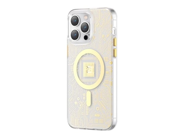 Kingxbar Kingxbar PQY Geek Series magnetisk deksel til iPhone 14 Pro MagSafe gull