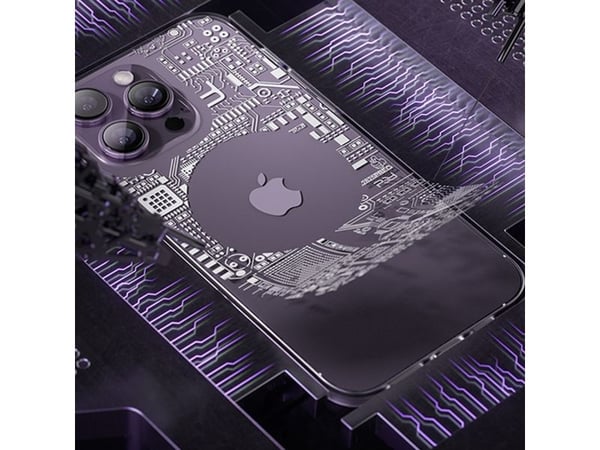 Kingxbar PQY Geek Series magnetisk etui til iPhone 14 Pro MagSafe - sølv
