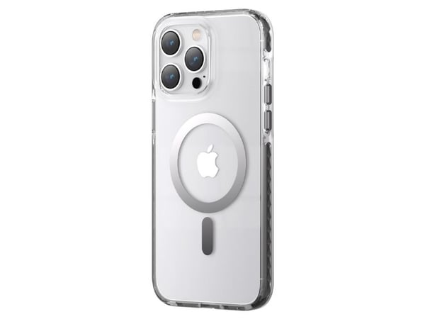 Kingxbar PQY Ice Crystal Series magnetisk deksel til iPhone 14 MagSafe – grå