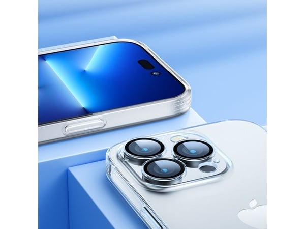 Joyroom 14Q-etui iPhone 14 Plus med gjennomsiktig kameradeksel (JR-14Q3 transparent)
